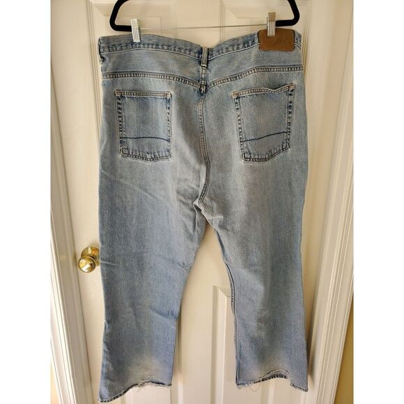 Nautica Jeans Men's Medium Blue Regular Straight Denim‎ Casual 42x30 Well Worn - Picture 2 of 10